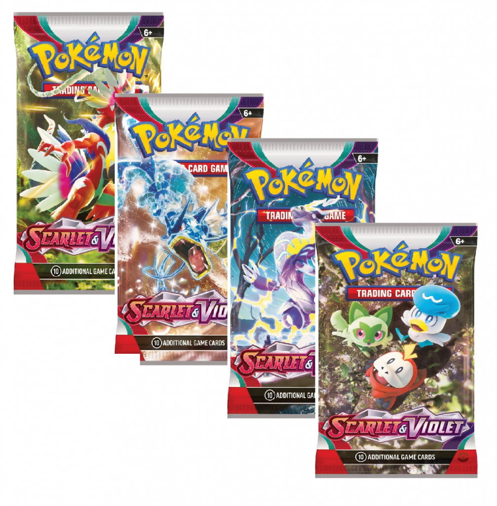 POKEMON TCG: Scarlet & Violet Booster Packs   8 Pack (80 Cards