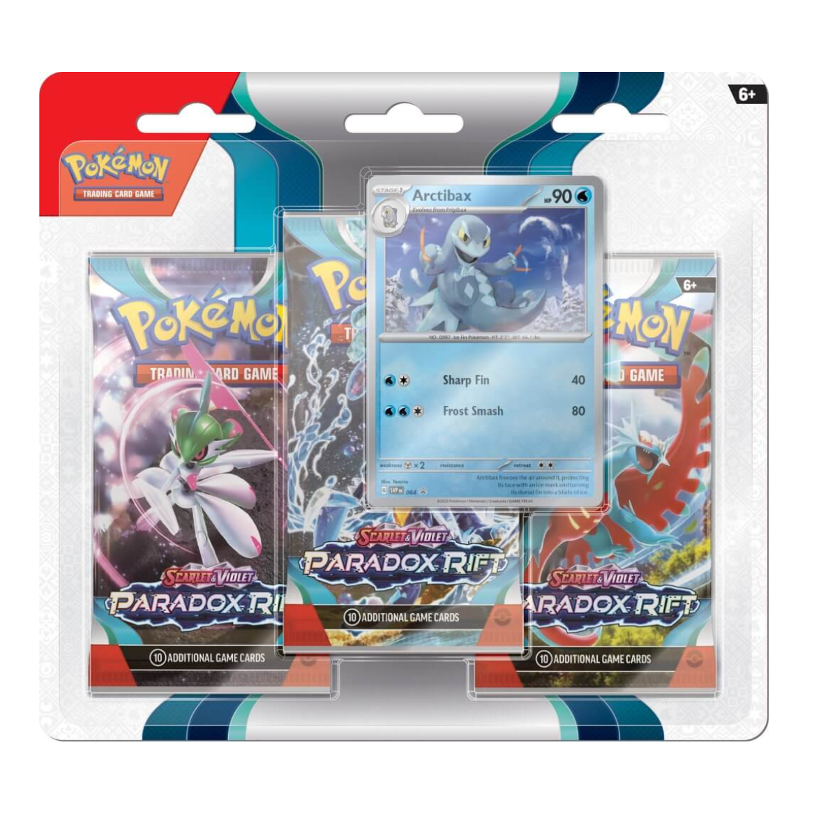 POKÉMON TCG Scarlet & Violet 4 - Paradox Rift Three Booster Blister ...